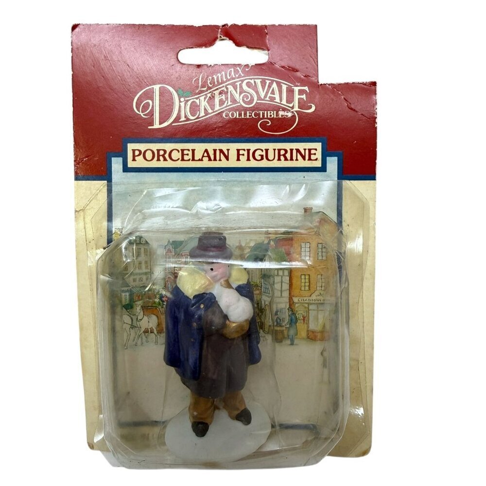 Lemax Christmas Village Figurine Musician Dickensvale Collectible Vintage